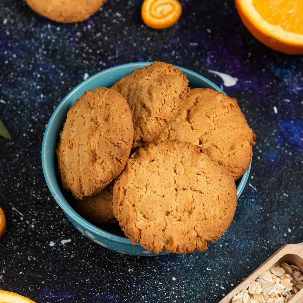 Orange Oat Cookies