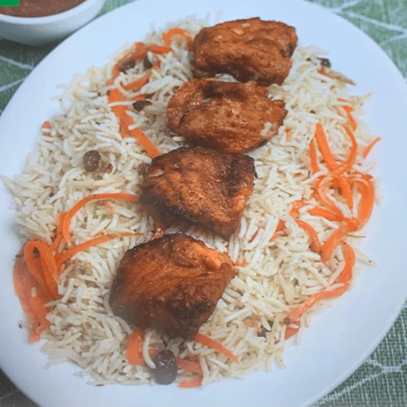 Fish Tikka Rice