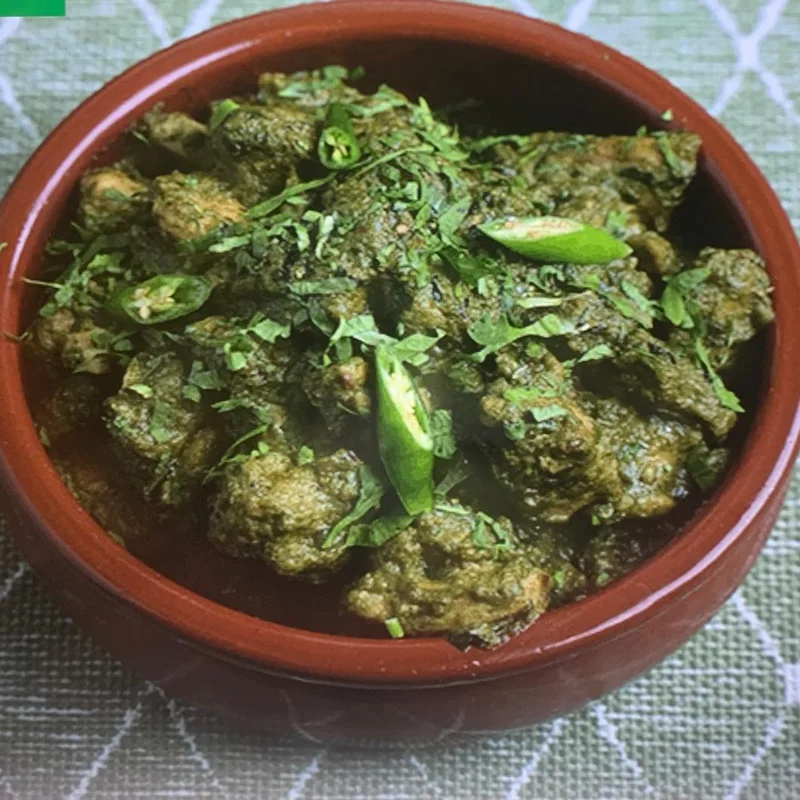 Chicken Green Handi