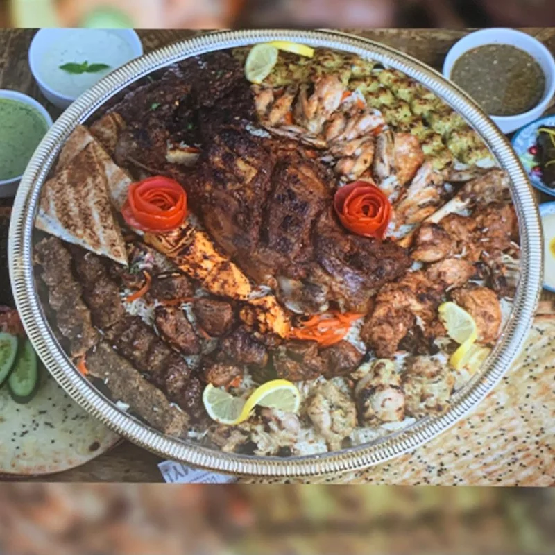 Royal Bannu Gul platter